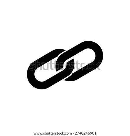 Interlocking Chain Links Connection Icon