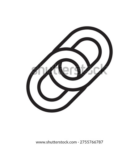 Interlocking chain links representing hyperlink strategy and website authority.
