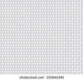 Сhain interlocking Gray pattern seamless vector