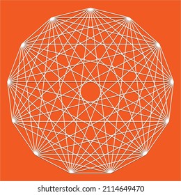 Interlocking, interconnect polygon shape, elemenet