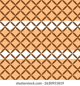  Interlocking Ovals Pattern with Horizontal Stripes | Premium Vector Pattern Background