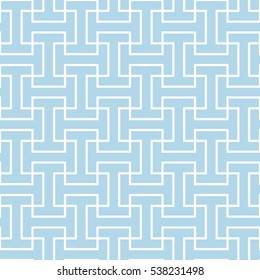 Interlocking shapes pattern background.