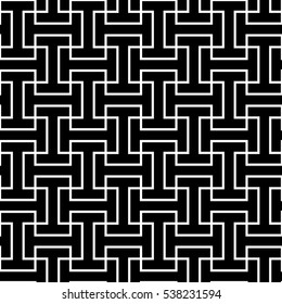 Interlocking shapes pattern background.