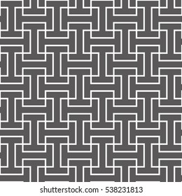 Interlocking shapes pattern background.