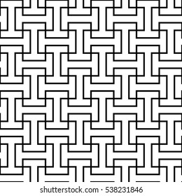 Interlocking shapes pattern background.