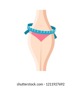 Intermittent fasting. The concept of losing weight. Slimming and its benefits. Vector cartoon.