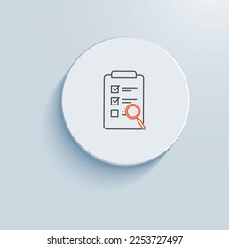 internal audit automation icon vector design