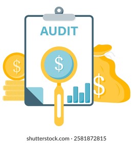 internal financial audit, report and financial illustrations