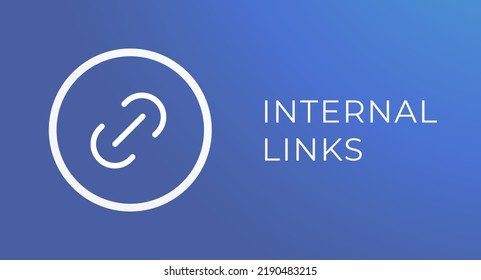 Enlaces internos Banner horizontal simple en diseño plano, para artículos SEO