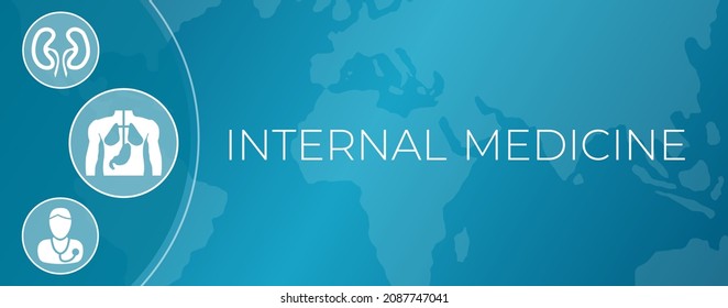 Internal Medicine Illustration Background vector