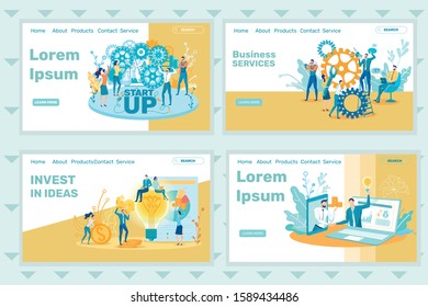 Internal Work in Business, Invest in your Ideas. Internal Work Company to Achieve Success. Teamwork Brings Good Results, Customers are Willing to Buy their Jointly Invented Ideas, Bright Illustration.