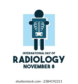 Internasional Day of Radiology. November 8. Eps 10.