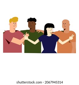 Internasional day of tolerance illustration flat 