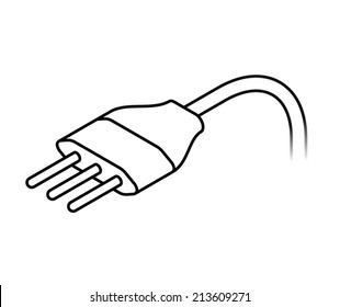 International AC power plug: Italy.