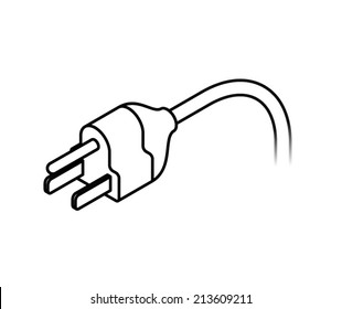 International AC power plug: US.