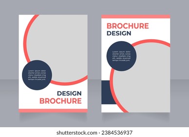 International airline service promotional blank brochure design. Template set with copy space for text. Premade corporate reports collection. Editable 2 paper pages. Montserrat font used