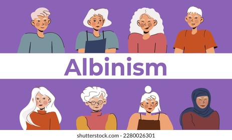 International Albinism Awareness Day. June 13.  people with albinism