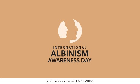 International Albinism Awareness Day. Vector illustration