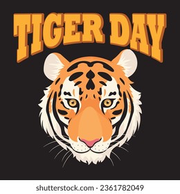 International animal day t- shirt design,World animal day october 4,Save the world animal,Graphic T-Shirt, Animal lover t-shirt  design,Tiger day.