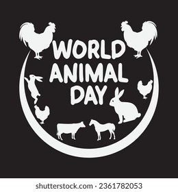 International animal day t- shirt design,World animal day october 4,Save the world animal,Graphic T-Shirt, Animal lover t-shirt  design,Tiger day.