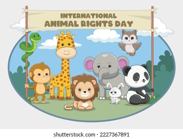International Animal rights day save world animal