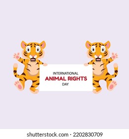 International Animal Rights Day Vector Design