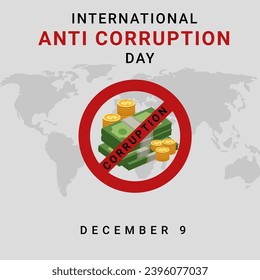International anti corruption day banner for december 9 international anti corruption day svg