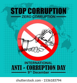 Afiche del Día Internacional contra la Corrupción