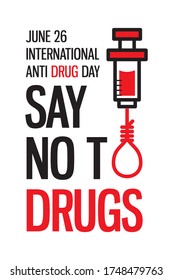 international anti drug day, say no to drugs