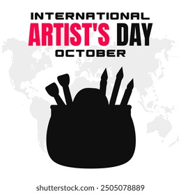 International Artist's Day Vector Creative Art Celebration and Artist Appreciation Design