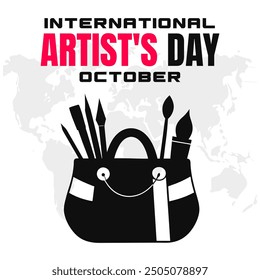 International Artist's Day Vector Creative Art Celebration and Artist Appreciation Design