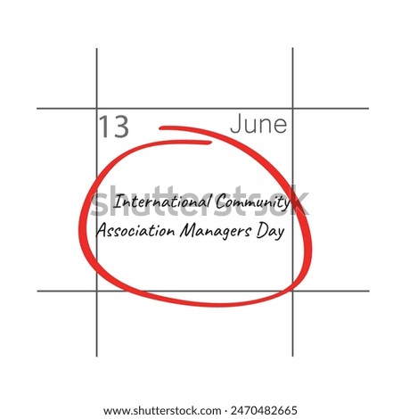International Association Managers Day. June 13.