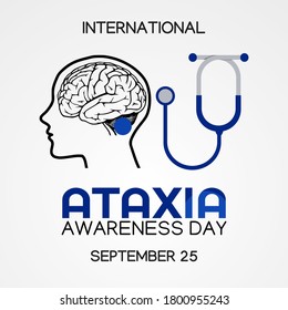 International Ataxia Awareness Day Vector Illustration