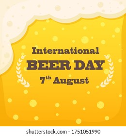 International Beer day concept , Beer Background