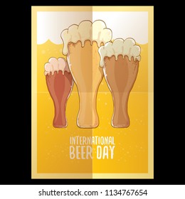 international beer day label or poster.