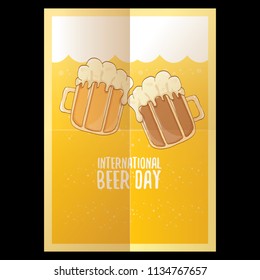 international beer day label or poster.