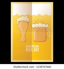 international beer day label or poster.