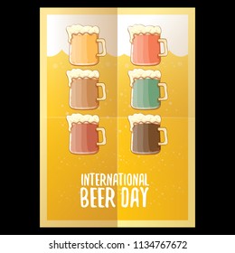 international beer day label or poster.