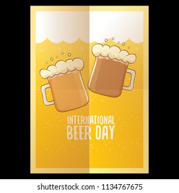 international beer day label or poster.