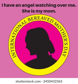International Bereaved Mother's Day poster in vector format. svg
