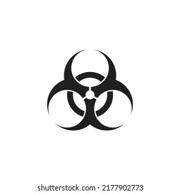 International bio hazard symbol , bio hazard vector sign isolated , vector illustration