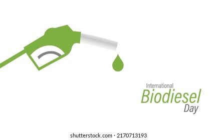 International Biodiesel Day, Vector Illustration.