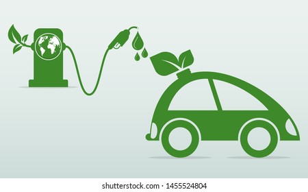 International Biodiesel Day.10 August.for Ecology and Environmental Help The World With Eco-Friendly Ideas,Vector Illustration