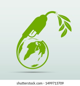 International Biodiesel Day.10 August.for Ecology and Environmental Help The World With Eco-Friendly Ideas,Vector Illustration