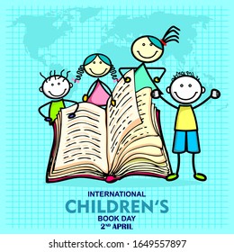 international children’s book day, vector AND BANNER