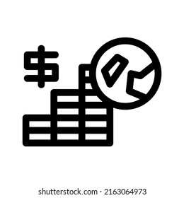 international business icon or logo isolated sign symbol vector illustration - high quality black style vector icons
