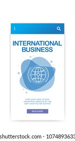 INTERNATIONAL BUSINESS INFOGRAPHIC