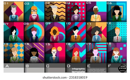  international business  website hero image. flat idea and concept think creativity modern  design  infographic template vector.