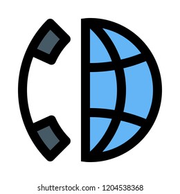 international call symbol