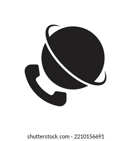 International nennt Icon Design. einfache Vektorgrafik. Konzept für Infografik, Website oder App. einzeln auf weißem Hintergrund